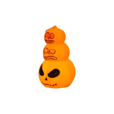 Light-Up Halloween Pumpkin - Orange - 2