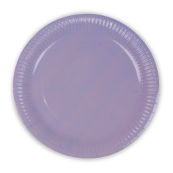 Lilac Pastel Paper Plates - Kikajoy