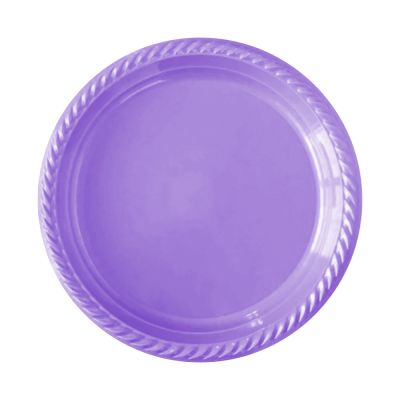 Lilac Plastic Plates - 1