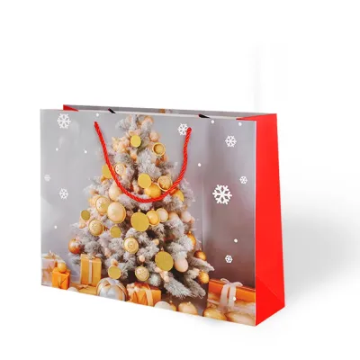 Luxury Christmas Gift Bag - Pearl - 3