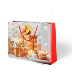 Luxury Christmas Gift Bag - Pearl - 4