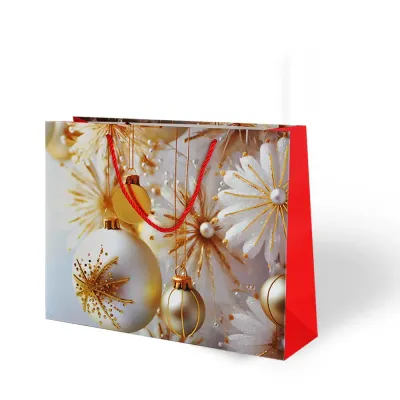 Luxury Christmas Gift Bag - Pearl - 2