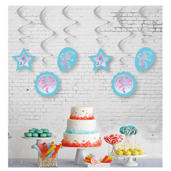 Mermaid Paper Swirl Decoration - 