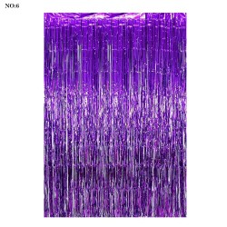 Metallic Foil Fringe Curtain - 2