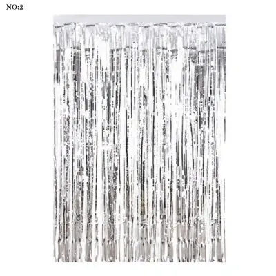 Metallic Foil Fringe Curtain - 4