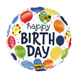 Grabo - Mighty Birthday Balloons Grabo Folyo Balon 21