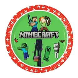 Minecraft Paper Plates - 1