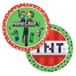 Minecraft Paper Plates - 2