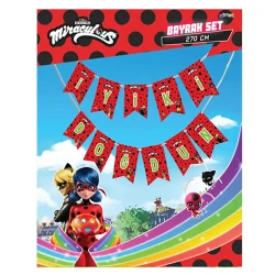 Miraculous Super Heroez İyi Ki Doğdun Paper Letter Banner - 1