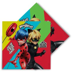 Miraculous Super Heroez Paper Napkins - Kikajoy