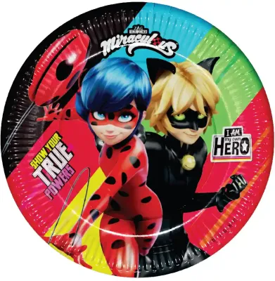 Miraculous Super Heroez Paper Plates - 1