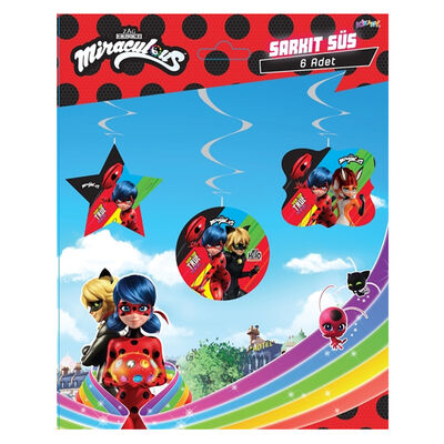 Miraculous Super Heroez Paper Swirl Decoration - 1