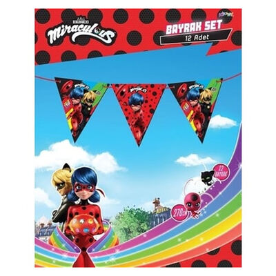 Miraculous Super Heroez Triangle Flag Banner - 1