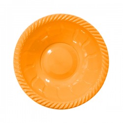 Orange Plastic Bowl - Kikajoy