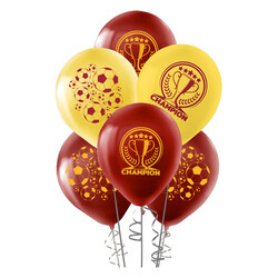 Champion Baskılı Kırmızı Pastel Balon 12