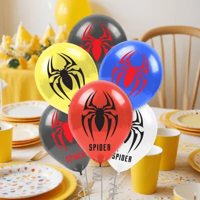 Spider Baskılı Balon 12