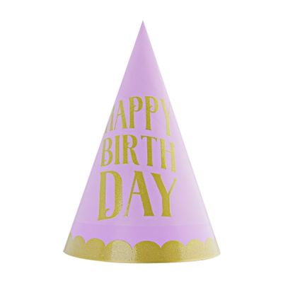 Pastel Happy Birthday Hat - 4