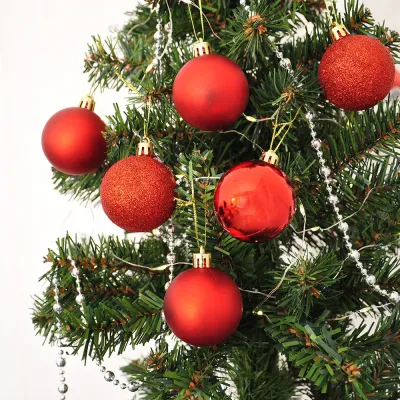 Red Ball Ornaments - 1