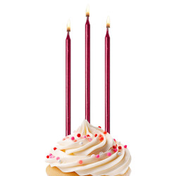 Red Birthday Candle 18cm - 1