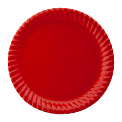 Red Paper Plates - Kikajoy