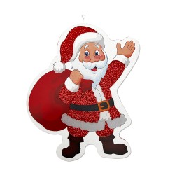 Santa Claus Styrofoam Ornament 25cm - 2