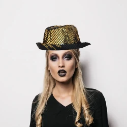 Sequin Fedora Hat - 1