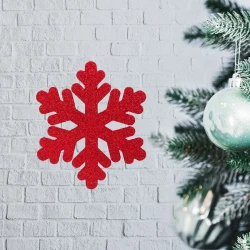 Snowflake Styrofoam Ornament 25cm - 1