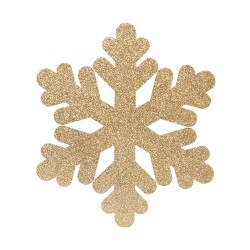 Snowflake Styrofoam Ornament 25cm - 3