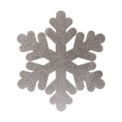 Snowflake Styrofoam Ornament 25cm - 4