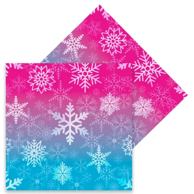 Snowflakes Paper Napkins - 1