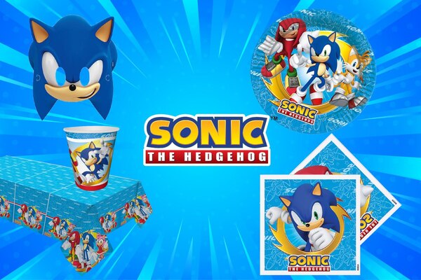 Sonic Temalı Parti Malzemeleri ve Fiyatları