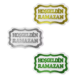 Hoşgeldin Ramazan Strafor Süs 30x47 cm - 1