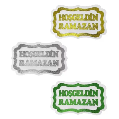 Hoşgeldin Ramazan Strafor Süs 30x47 cm - 1