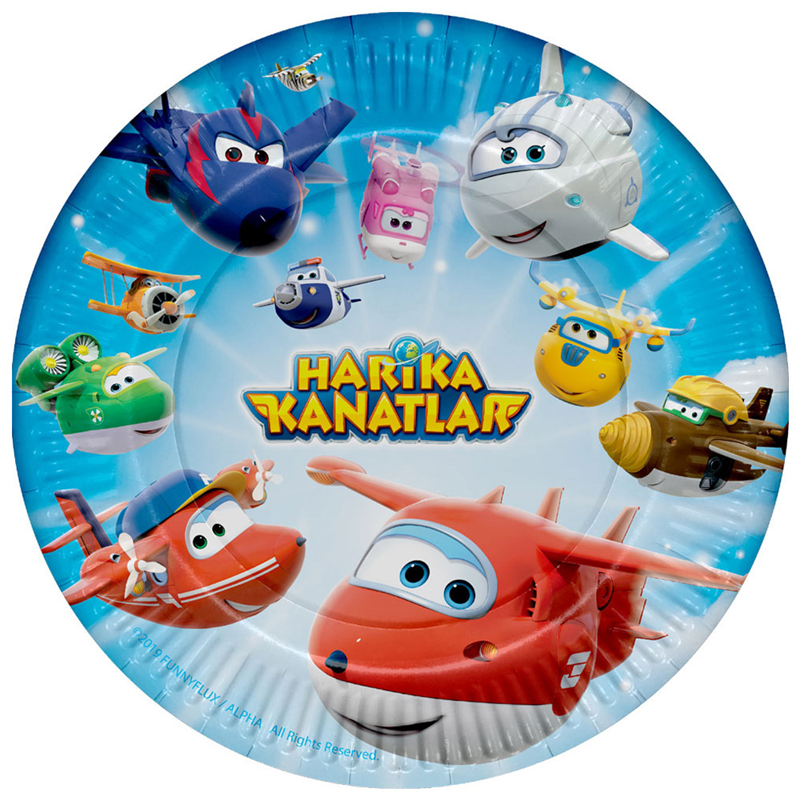 Super Wings Paper Plates - Kikajoy Party Store