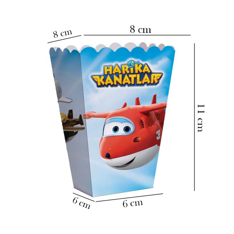 Super Wings Popcorn Boxes - Kikajoy Party Store