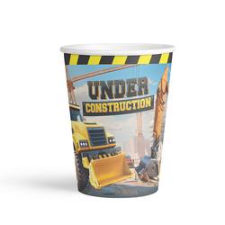 Under Construction Paper Cups - Procos