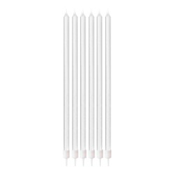 White Birthday Candle 18cm - 2