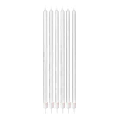 White Birthday Candle 18cm - 2