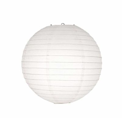 White Chinese Paper Lantern 20 cm - 1