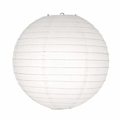 White Chinese Paper Lantern 30 cm - 1