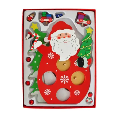 Wooden Santa Claus Christmas Decoration - 2