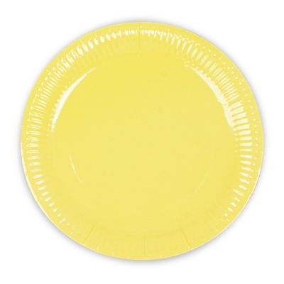 Yellow Pastel Paper Plates - 1